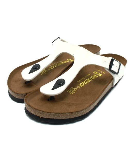 BIRKENSTOCK（ビルケンシュトック）の「■ZOZO限定■完売アイテム再入荷！GIZEH BF Patent White（WOMEN）（サンダル・レディース・ホワイト・37/39/36/35/38）」の2枚目の写真