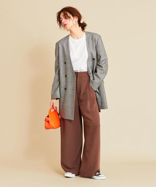 BEAUTY&YOUTH UNITED ARROWS(ビューティーアンドユースユナイテッドアローズ)の「BY ハウンドトゥースダブルノーカラージャケットо(ノーカラージャケット・レディース・その他1・MEDIUM/SMALL)」の16枚目の写真