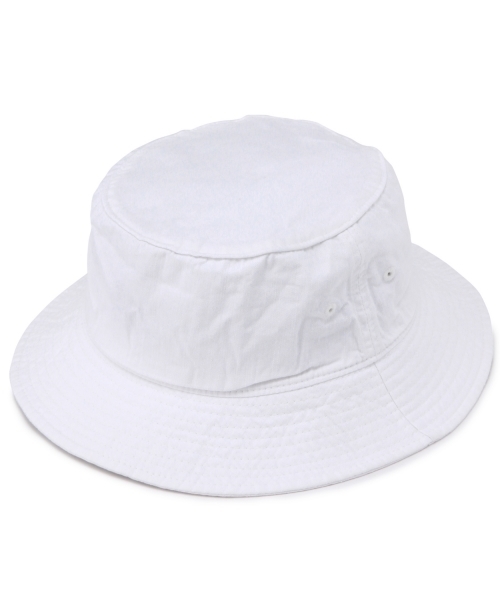 green label relaxing（グリーンレーベルリラクシング）の「MINI H/B バケットハット Ⅱ ◆（ハット・メンズ・ブラック/ホワイト/コバルトブルー/ネイビー・フリー）」の2枚目の写真