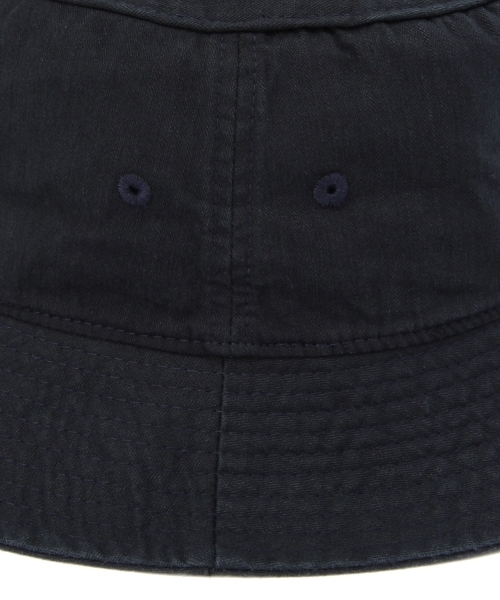 green label relaxing（グリーンレーベルリラクシング）の「MINI H/B バケットハット Ⅱ ◆（ハット・メンズ・ブラック/ホワイト/コバルトブルー/ネイビー・フリー）」の8枚目の写真