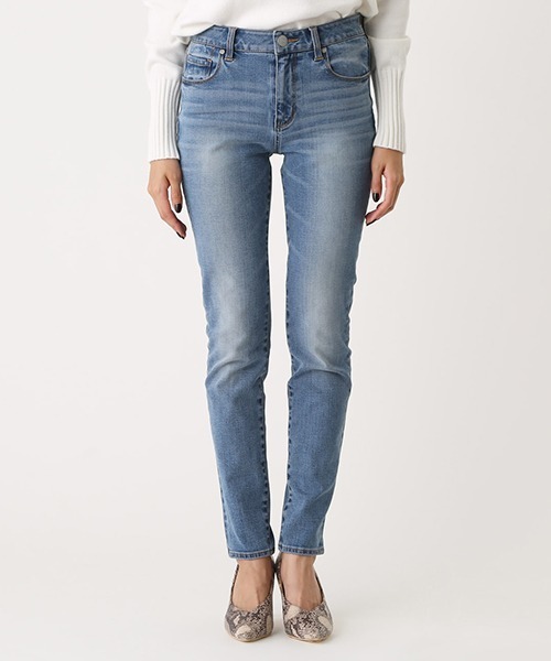 AZUL by moussy(アズールバイマウジー)の「A PERFECT DENIM/アズールパーフェクトデニム(デニムパンツ・レディース・ブラック/ブルー/ダークブルー・SMALL/MEDIUM/LARGE/X-LARGE/X-SMALL/XX-SMALL)」の14枚目の写真