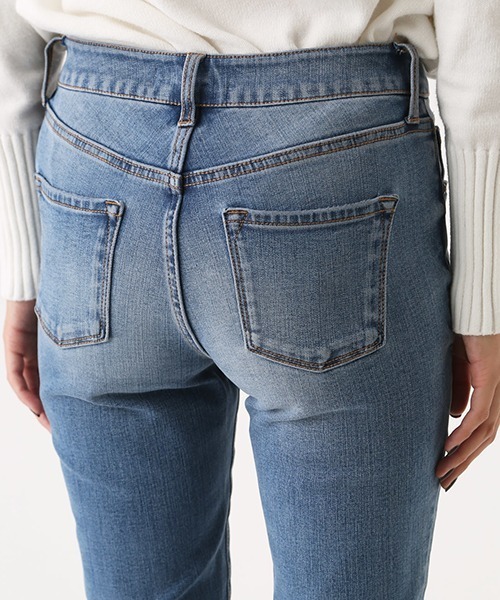 AZUL by moussy(アズールバイマウジー)の「A PERFECT DENIM/アズールパーフェクトデニム(デニムパンツ・レディース・ブラック/ブルー/ダークブルー・SMALL/MEDIUM/LARGE/X-LARGE/X-SMALL/XX-SMALL)」の18枚目の写真