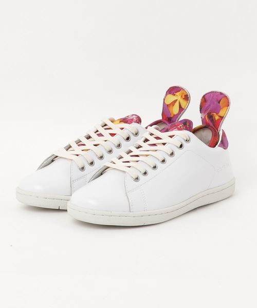 Terrem（テレム）の「Terrem×plantica テレム×プランティカ / PUBLIC-LE フラワー柄プリントスニーカー（スニーカー・メンズ・スカイブルー/イエロー/レッド/ピンク・26.5/23.5/28.5/25.5/27.5/24.5/22.5/23）」の4枚目の写真