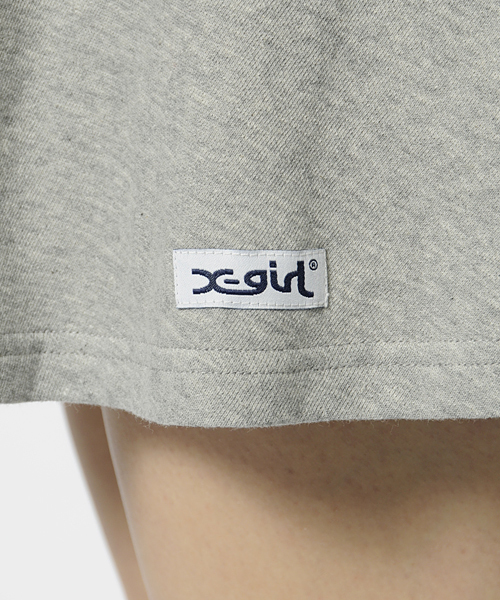 X-girl（エックスガール）の「CIRCULAR SKIRT（スカート・レディース・ブラック/アッシュ/ネイビー・2/1）」の5枚目の写真