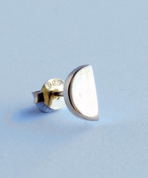 TONE SELECT GOODS | 【925 SILVER ACC】ハーフムーンピアスSV925(OG)(ピアス（片耳用）)