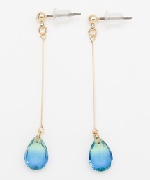 【カヤ】色移り雫ピアス