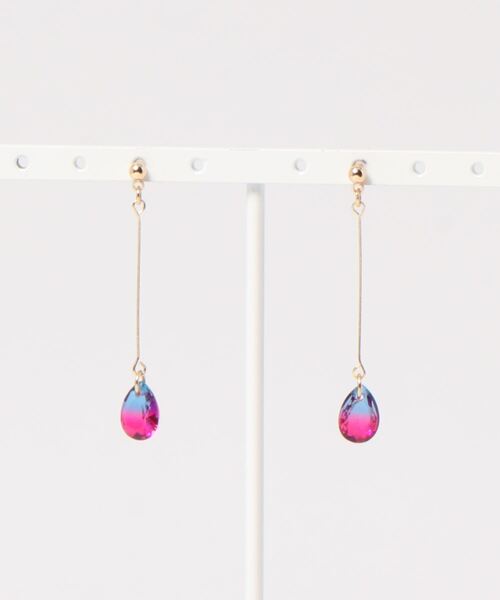 カヤ（カヤ）の「【カヤ】色移り雫ピアス（ピアス（両耳用）・レディース・その他1/その他2/その他3/その他4/その他5・FREE）」の8枚目の写真