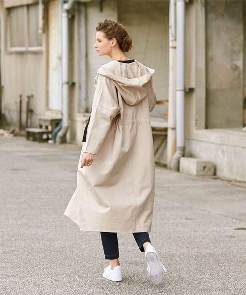 miette(ミエット)の「ウエストマークワイドフーディコート(その他アウター)」 WEAR