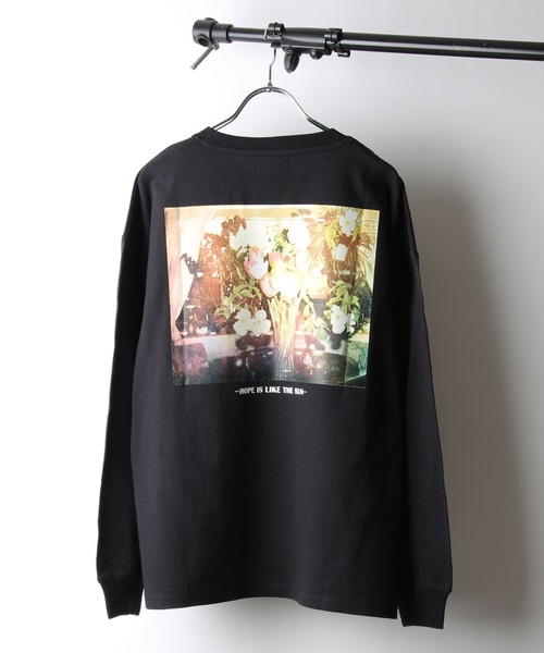 NILWAY(ニルウェイ)の「【Nilway】【USAコットン】バック柄プリントロンT/ロングTシャツ(Tシャツ/カットソー・メンズ・ホワイト系1/ホワイト系2/ホワイト系3/ホワイト系4/ホワイト系5/ブラック系1/ブラック系2/ブラック系3/ブラック系4/ブラック系5・MEDIUM/LARGE/X-LARGE)」の10枚目の写真