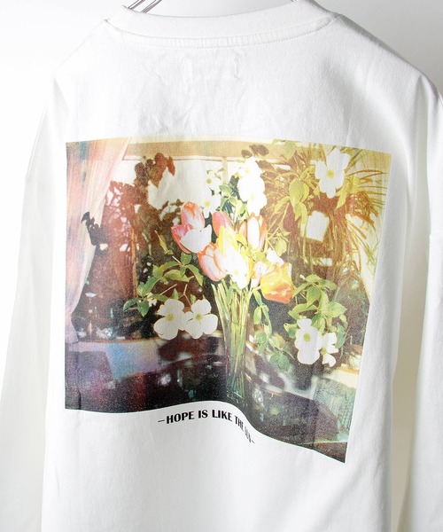 NILWAY(ニルウェイ)の「【Nilway】【USAコットン】バック柄プリントロンT/ロングTシャツ(Tシャツ/カットソー・メンズ・ホワイト系1/ホワイト系2/ホワイト系3/ホワイト系4/ホワイト系5/ブラック系1/ブラック系2/ブラック系3/ブラック系4/ブラック系5・MEDIUM/LARGE/X-LARGE)」の12枚目の写真