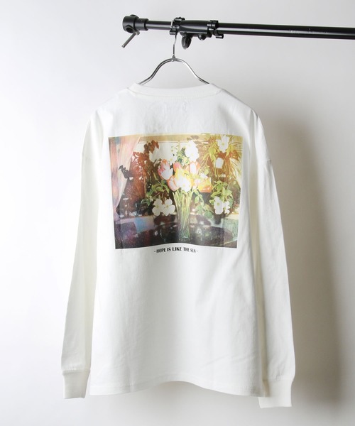 NILWAY(ニルウェイ)の「【Nilway】【USAコットン】バック柄プリントロンT/ロングTシャツ(Tシャツ/カットソー・メンズ・ホワイト系1/ホワイト系2/ホワイト系3/ホワイト系4/ホワイト系5/ブラック系1/ブラック系2/ブラック系3/ブラック系4/ブラック系5・MEDIUM/LARGE/X-LARGE)」の20枚目の写真