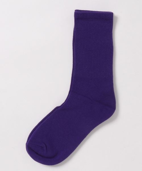 Fun & Daily(ファンアンドデイリー)の「F&D : カラーリブミドルソックス(ソックス/靴下・レディース・パープル/ブラック/グレー/ピンク/グリーン系その他/グリーン/オレンジ/ブルー/ホワイト・FREE)」の7枚目の写真