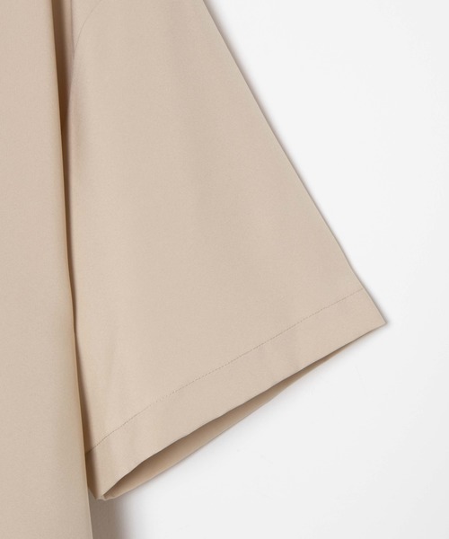 WEGO(ウィゴー)の「WEGO/レトロロゴビッグシルエット5分袖シャツ(シャツ/ブラウス・メンズ・ブラック/ベージュ/ホワイト系その他/ホワイト・LARGE/MEDIUM)」の22枚目の写真