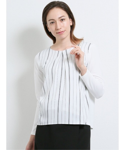 セール エムエフエディトリアルレディース M F Editorial Women 抗菌防臭 前身切替クルーネック長袖プルオーバーｔシャツ Tシャツ カットソー M F Editorial エムエフエディトリアル のファッション通販 Zozotown