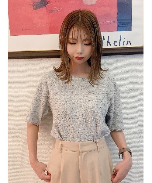 One Way ワンウェイ の フクレオリトップス Tシャツ カットソー Wear