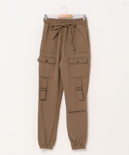 GALLIS ADDICTION（ガリスアディクション）の「GA SWEAT BUSH PANTS/スウェット ブッシュ ジョガーパンツ（その他パンツ・メンズ・ブラック/ブラウン・M/L）」の13枚目の写真