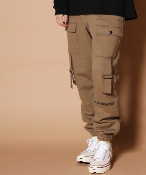 GALLIS ADDICTION（ガリスアディクション）の「GA SWEAT BUSH PANTS/スウェット ブッシュ ジョガーパンツ（その他パンツ・メンズ・ブラック/ブラウン・M/L）」の14枚目の写真