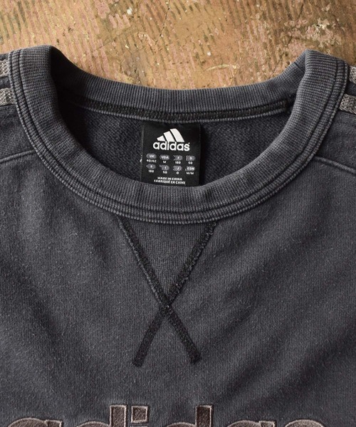 70s80s　アディダス　半袖スウェット　ブラック　ビックロゴ　ヴィンテージ 70s80s アディダス 半袖スウェット ブラック ビックロゴ ヴィンテージ