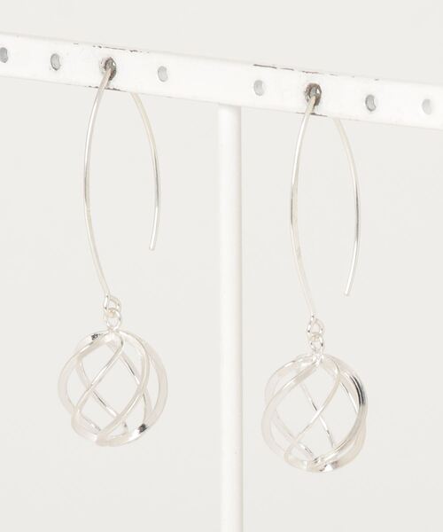 TONE SELECT GOODS(トーンセレクトグッズ)の「925 SILVER ACC/カービングボールピアスSV925(OG)(ピアス(両耳用)・レディース・シルバー・FREE)」の3枚目の写真