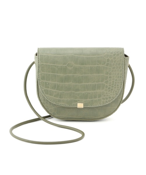 ROPE' PICNIC（ロペピクニック）の「【WEB限定カラー:キナリ・ライトグリーン】プチスクエアメタルフラップミニショルダーバッグ（ショルダーバッグ・レディース・ブラック/オリーブ/キャメル/ライトグリーン/グレー/キナリ/ベージュ・FREE）」の19枚目の写真