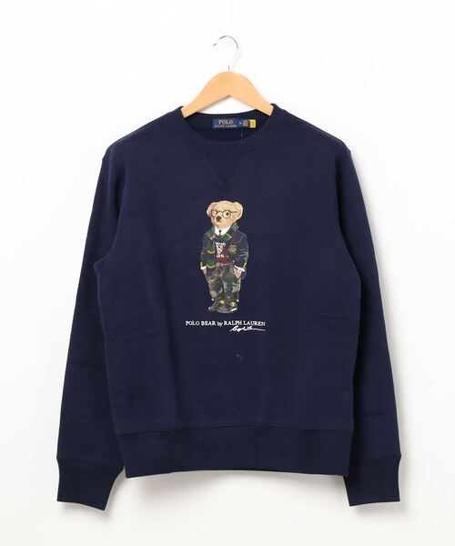 新作◇ラルフローレンポロベアフリーススウェット 6/120 ネイビー Polo ベア フリース スウェットシャツ | POLO RALPH LAUREN