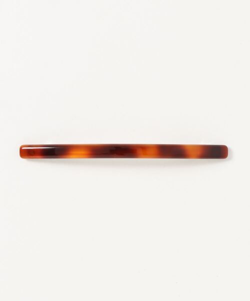 SLOBE IENA(スローブイエナ)の「【NP CREATION】 細バレッタ◆(バレッタ/ヘアクリップ・レディース・ブラウン/アイボリー/キャメル・FREE)」の4枚目の写真