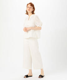 Ballsey - Ballsey ボールジィ  コットンカットワークレース パフスリーブブラウス BALLSEY（ボールジィ）の「コットンカットワークレース