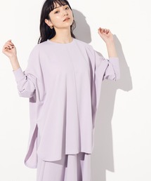 OMNES Another Edition | ストレッチ梨地ポンチョプルオーバー(Tシャツ/カットソー)
