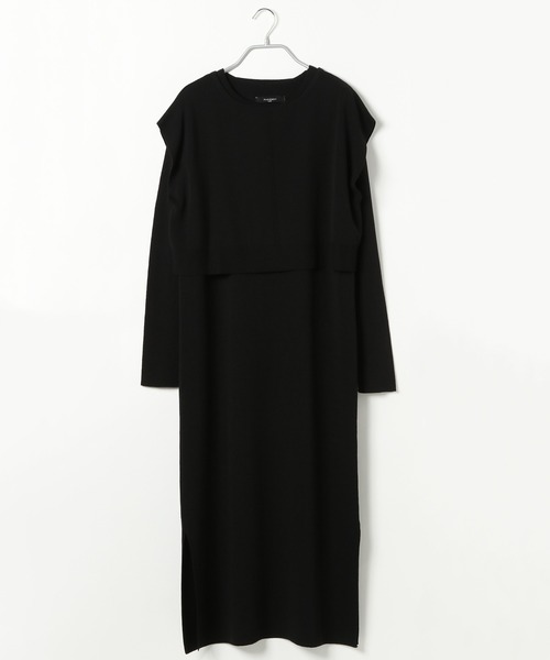 PAGEBOY(ページボーイ)の「ベストセットロングスリーブワンピース(ワンピース・レディース・ブラック/オリーブ/グレイッシュベージュ・FREE)」の12枚目の写真