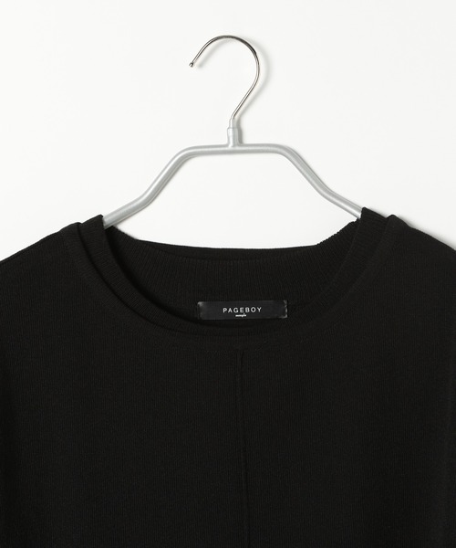 PAGEBOY(ページボーイ)の「ベストセットロングスリーブワンピース(ワンピース・レディース・ブラック/オリーブ/グレイッシュベージュ・FREE)」の4枚目の写真