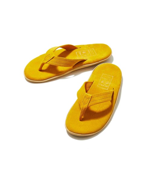 ISLAND SLIPPER（アイランドスリッパ）の「アイランドスリッパ/PT203 SUEDE YELLOW/レザーサンダル（サンダル・メンズ・イエロー・8/10/9/5/7/11/4/6）」の3枚目の写真
