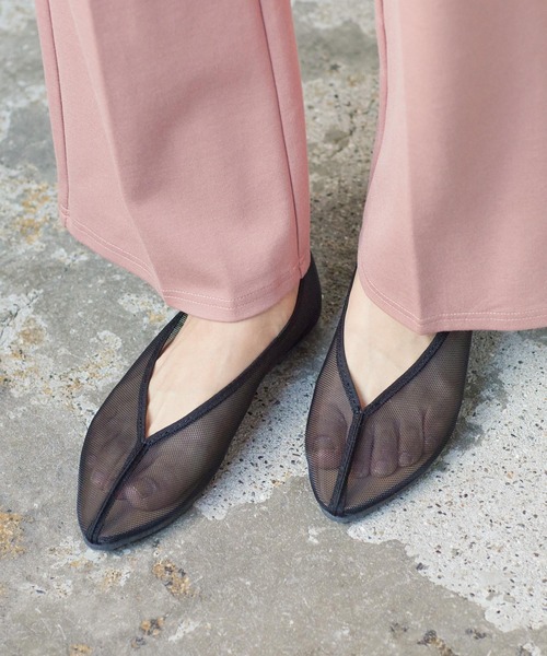 KOBE LETTUCE(コウベレタス)の「センターシームパイピング台湾シューズ(その他シューズ・レディース・ベージュ/アイボリー/ブラック/ブラウン・LL/S/L/M)」の3枚目の写真