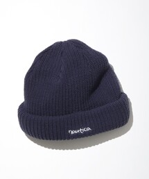 NAUTICA/ノーティカ Cotton Roll Knit Cap “Hand Lettering”/コットンロールニットキャップ"ハンドレタリング"