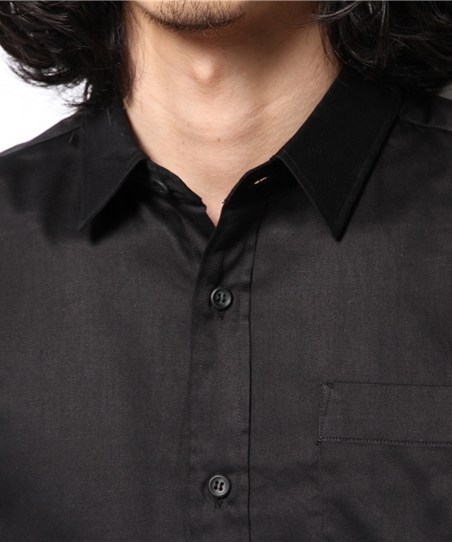 HARE(ハレ)の「ロングシャツ【HARE】(シャツ/ブラウス・メンズ・オフホワイト/ネイビー・SMALL/LARGE/MEDIUM)」の3枚目の写真