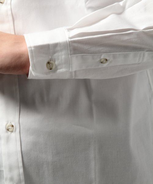 HARE(ハレ)の「ロングシャツ【HARE】(シャツ/ブラウス・メンズ・オフホワイト/ネイビー・SMALL/LARGE/MEDIUM)」の15枚目の写真