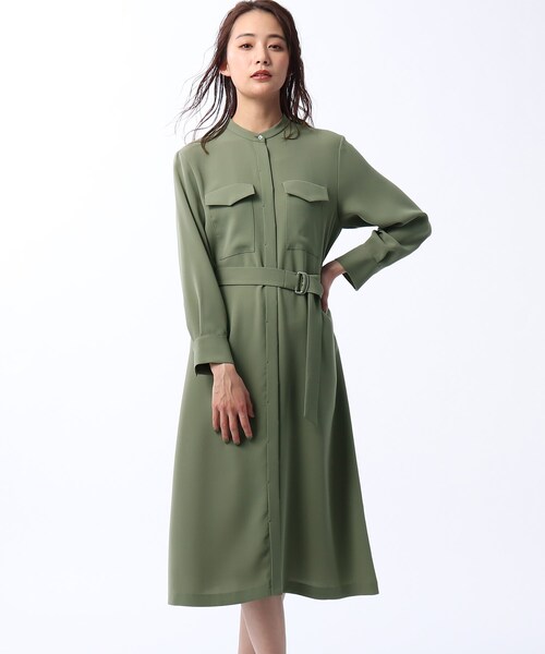 セール バンドカラーシャツワンピース ワンピース Untitled アンタイトル のファッション通販 Zozotown