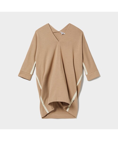 AIGLE（エーグル）の「サイドライン チュニック（Tシャツ/カットソー・レディース・ベージュ/ピンク/ダークブルー・S/M/L）」の18枚目の写真