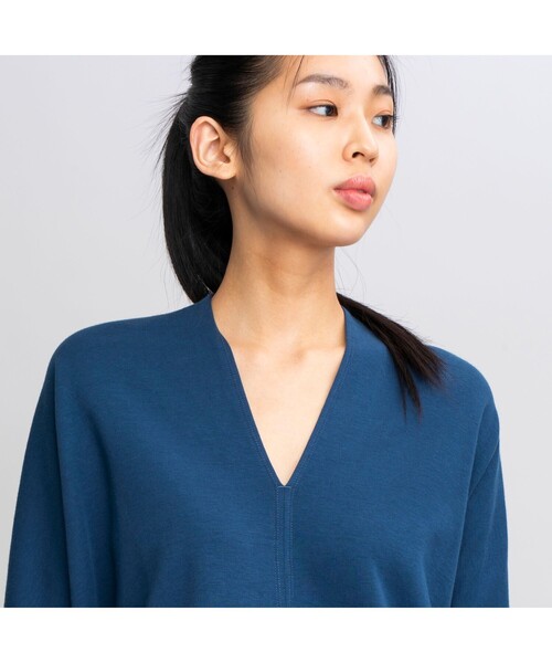 AIGLE（エーグル）の「サイドライン チュニック（Tシャツ/カットソー・レディース・ベージュ/ピンク/ダークブルー・S/M/L）」の10枚目の写真