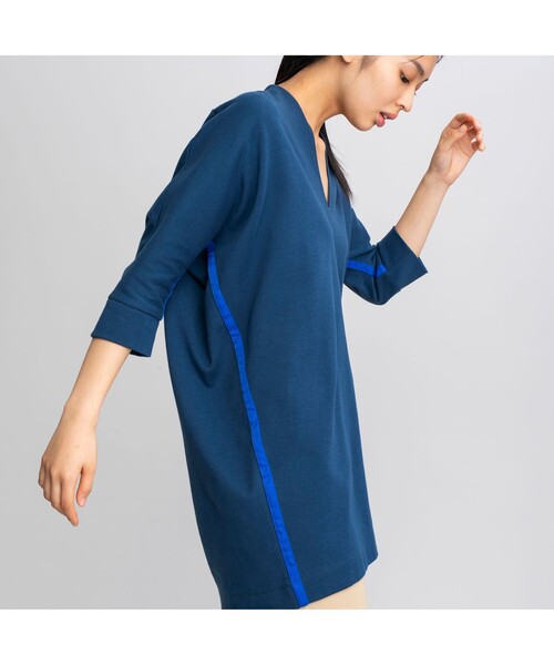 AIGLE（エーグル）の「サイドライン チュニック（Tシャツ/カットソー・レディース・ベージュ/ピンク/ダークブルー・S/M/L）」の13枚目の写真