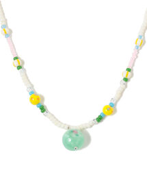 Ray BEAMS | Ray BEAMS / パリガラス ビーズ ネックレス(ネックレス)