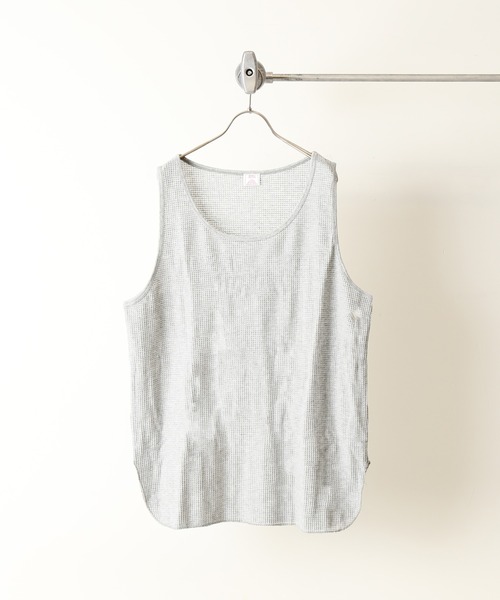 JEMORGAN(ジェーイーモーガン)の「【JEMORGAN × relume / ジェイイーモーガン】別注ワッフルタンクトップ(タンクトップ・メンズ・ホワイト/グリーン/グレー/ブラック・MEDIUM/SMALL/LARGE)」の3枚目の写真