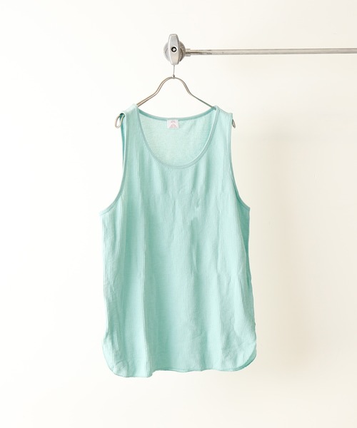 JEMORGAN(ジェーイーモーガン)の「【JEMORGAN × relume / ジェイイーモーガン】別注ワッフルタンクトップ(タンクトップ・メンズ・ホワイト/グリーン/グレー/ブラック・MEDIUM/SMALL/LARGE)」の4枚目の写真