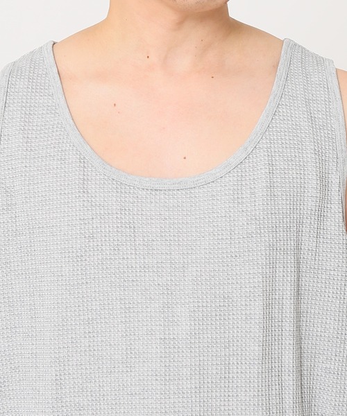 JEMORGAN(ジェーイーモーガン)の「【JEMORGAN × relume / ジェイイーモーガン】別注ワッフルタンクトップ(タンクトップ・メンズ・ホワイト/グリーン/グレー/ブラック・MEDIUM/SMALL/LARGE)」の15枚目の写真