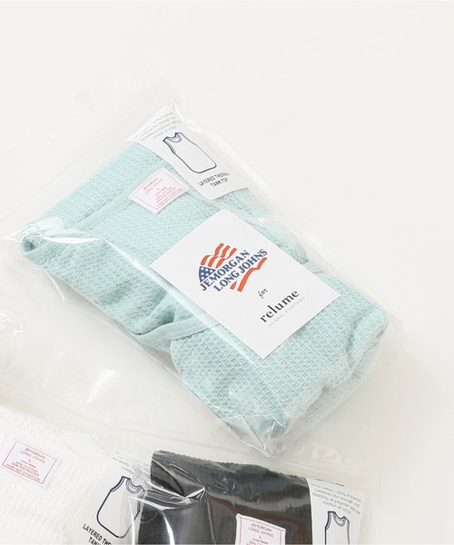 JEMORGAN(ジェーイーモーガン)の「【JEMORGAN × relume / ジェイイーモーガン】別注ワッフルタンクトップ(タンクトップ・メンズ・ホワイト/グリーン/グレー/ブラック・MEDIUM/SMALL/LARGE)」の7枚目の写真