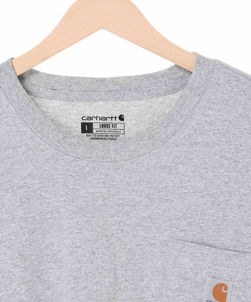 ＪＵＧＬＡＮＳ（ユグランス）の「Carhartt　Workwear Pocket Short-Sleeve T-Shirt（Tシャツ/カットソー・メンズ・ヘザーグレー/ホワイト/バーガンディー/ネイビー/ブラック/ダークブラウン・S/L/XL/M）」の14枚目の写真