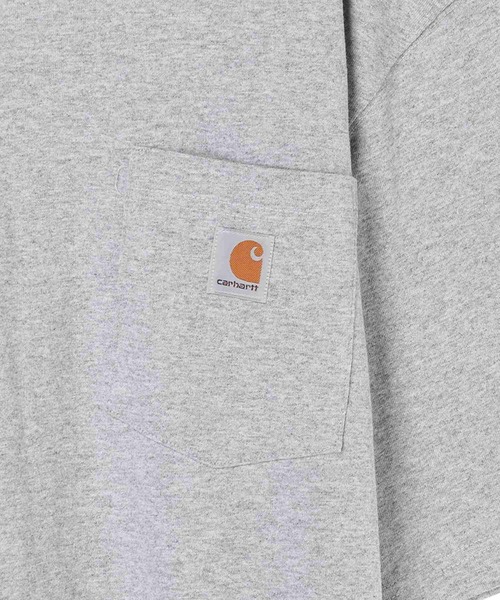 ＪＵＧＬＡＮＳ（ユグランス）の「Carhartt　Workwear Pocket Short-Sleeve T-Shirt（Tシャツ/カットソー・メンズ・ヘザーグレー/ホワイト/バーガンディー/ネイビー/ブラック/ダークブラウン・S/L/XL/M）」の11枚目の写真