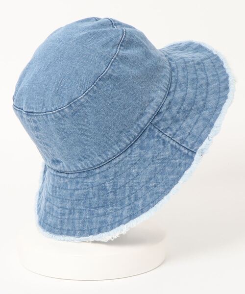 archives(アルシーヴ)の「コットンフリンジバケットハット(ハット・レディース・ブラック/ブルー/アイボリー・MEDIUM)」の4枚目の写真