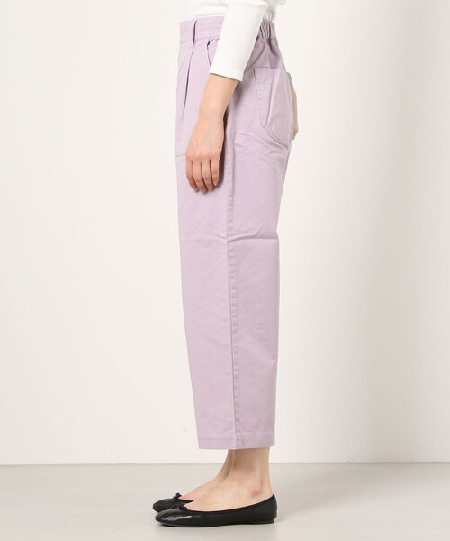 nougatine（ヌガティーヌ）の「【nougatine】ウエストゴムゆったりストレートパンツ（その他パンツ・レディース・パープル/チャコールグレー/カーキ・FREE）」の18枚目の写真
