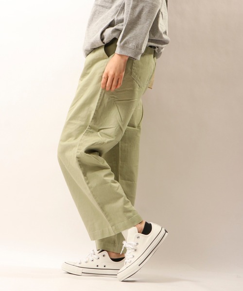 nougatine（ヌガティーヌ）の「【nougatine】ウエストゴムゆったりストレートパンツ（その他パンツ・レディース・パープル/チャコールグレー/カーキ・FREE）」の8枚目の写真