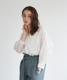 Editt by YECCA VECCA | バックシャーリングシアーシャツ(シャツ/ブラウス)